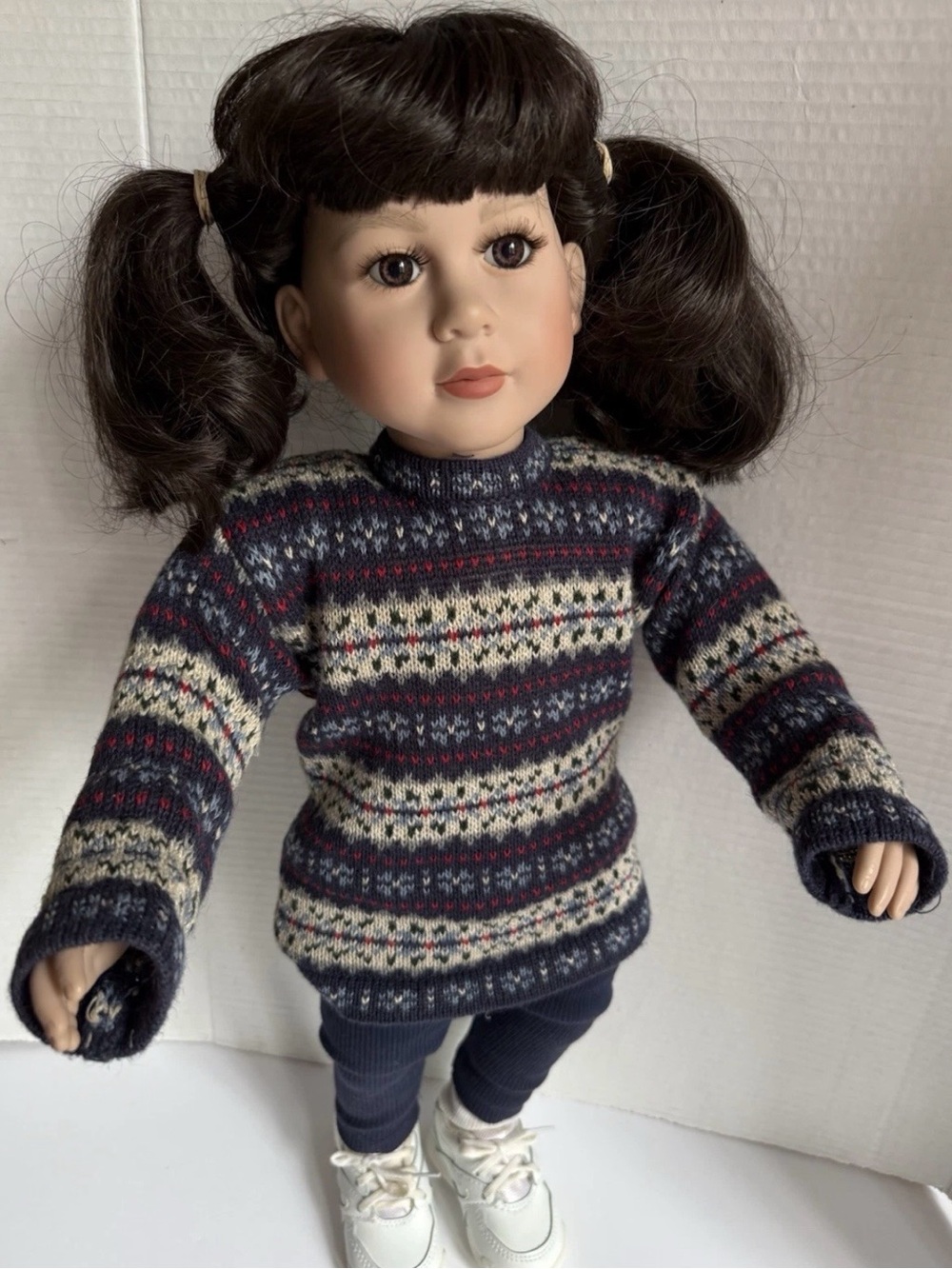 Authentic My Twinn Doll Brunette Pigtails Original ‘97 USA 23” Vincent DeFilippo